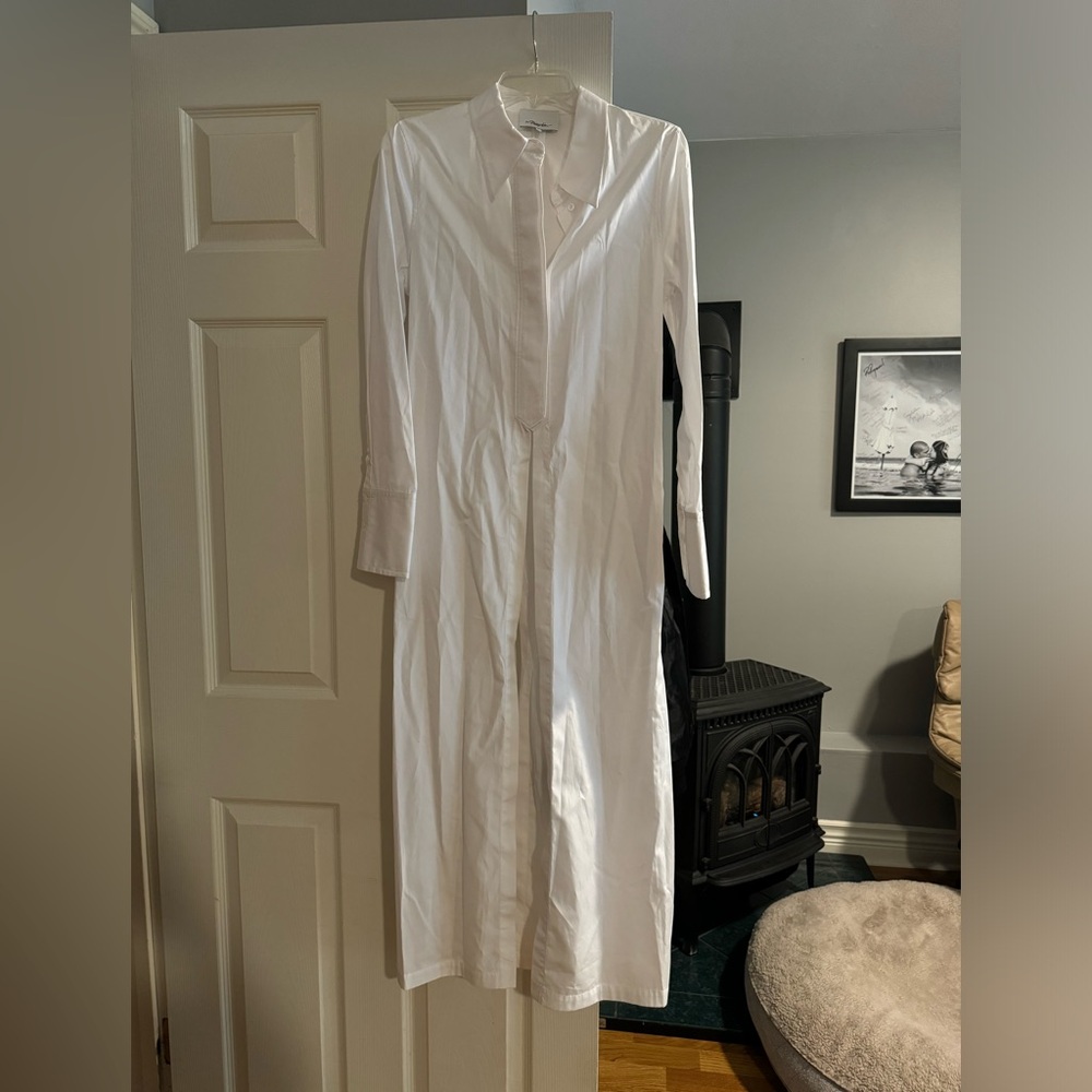 Phillip Lim Collard White Ankle Length Shirt